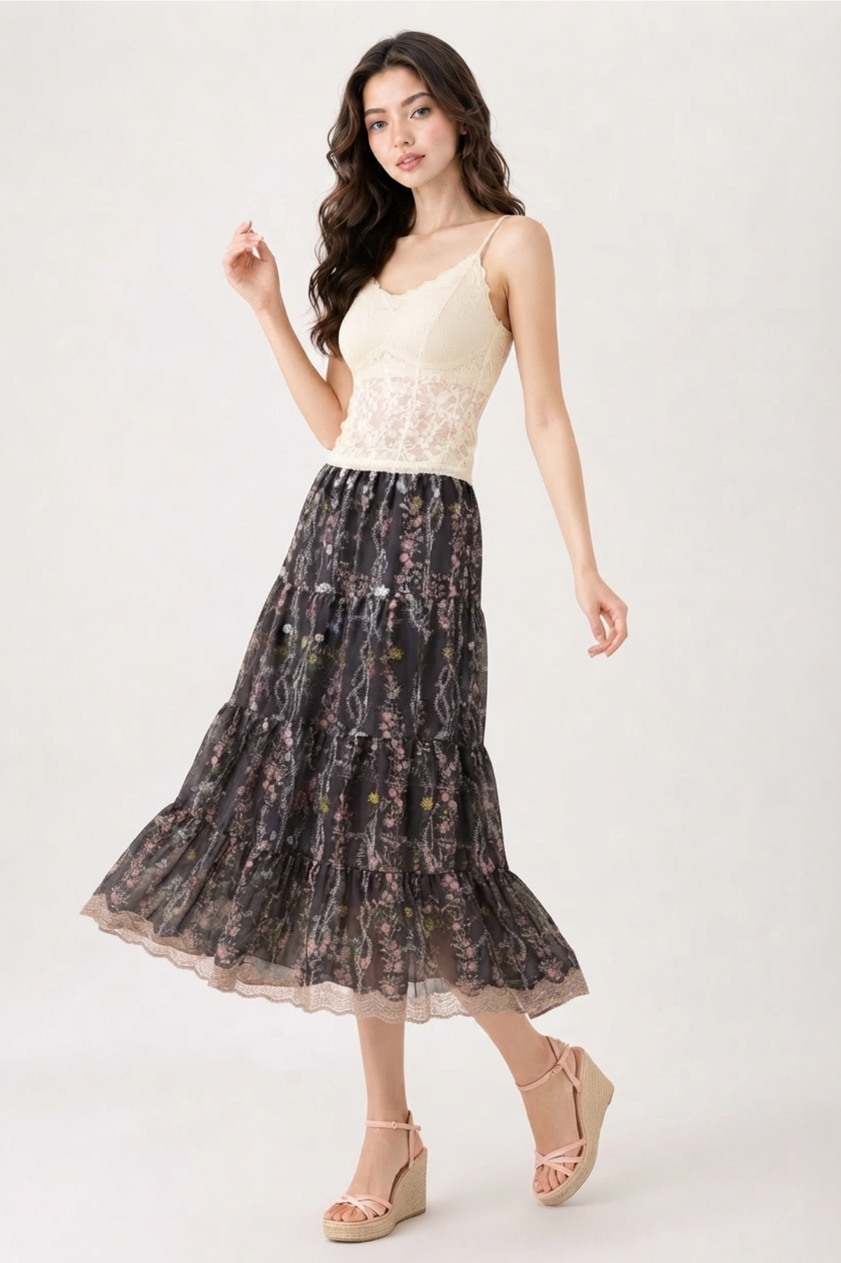 Sheer Lace Camisole Top