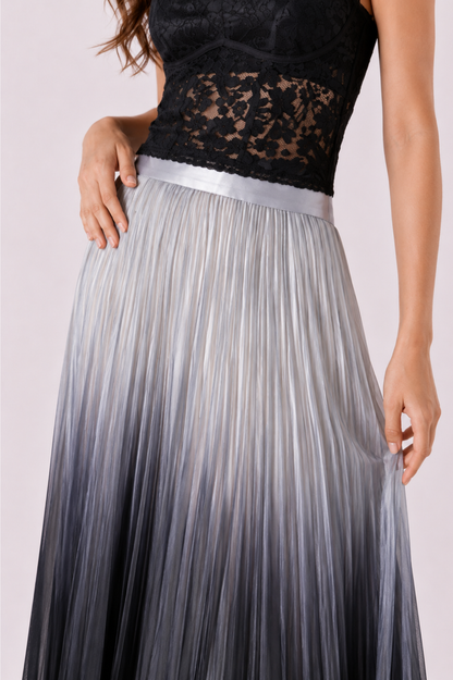 SOMERSET BAY - PLEATED SKIRT (ELASTIC WAIST)