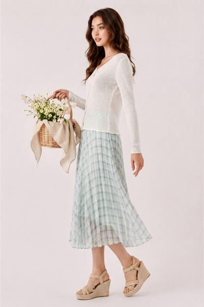 SOMERSET BAY - FLARE SKIRT (ELASTIC WAIST)