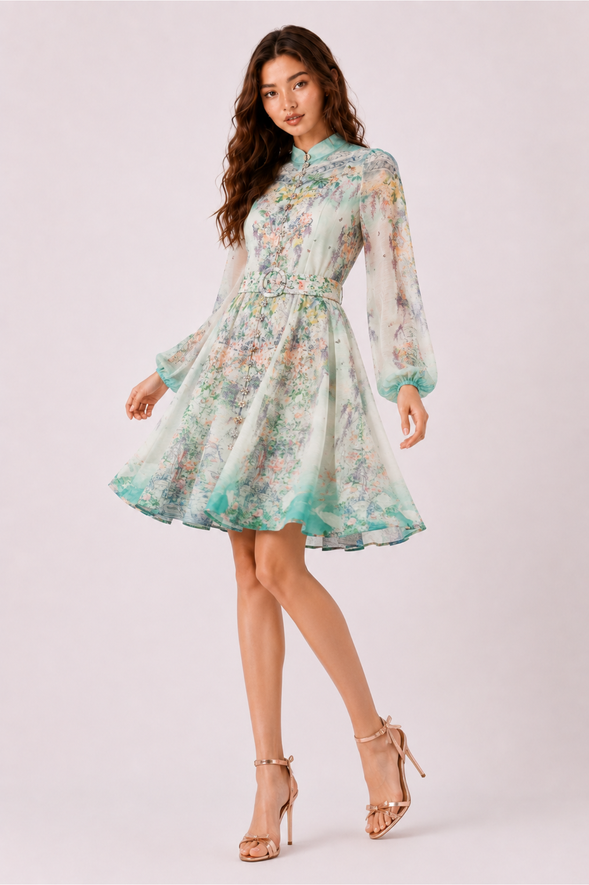 Meadow Mist Mini Dress