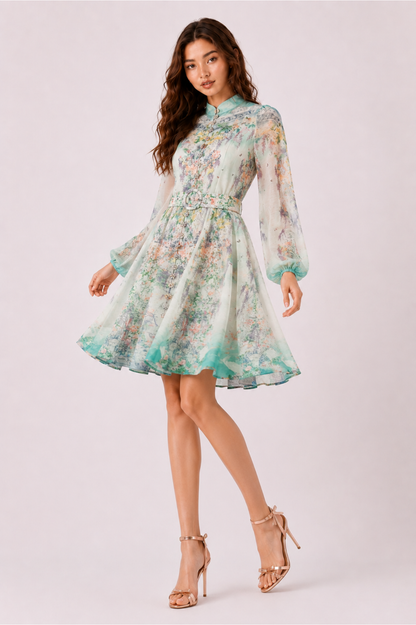 Meadow Mist Mini Dress
