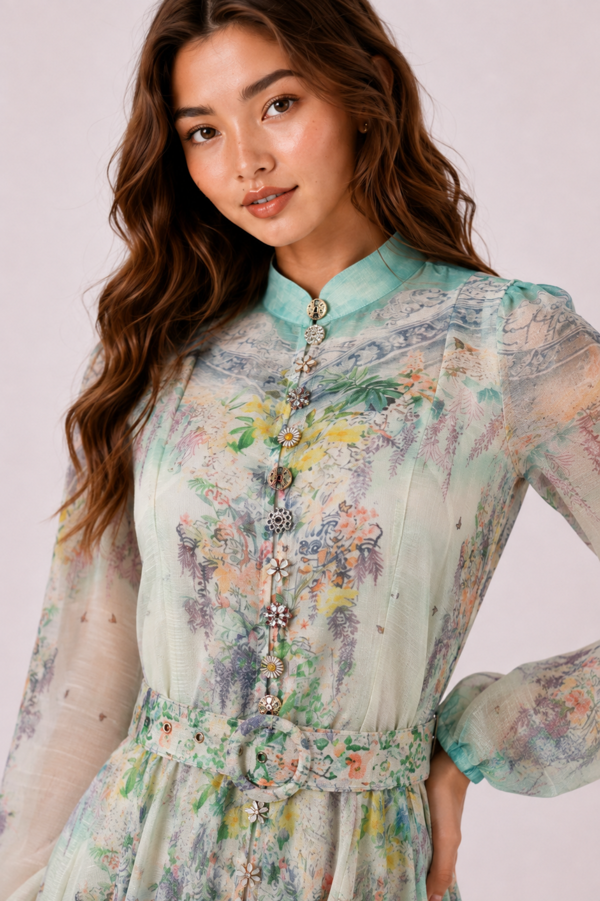Meadow Mist Mini Dress