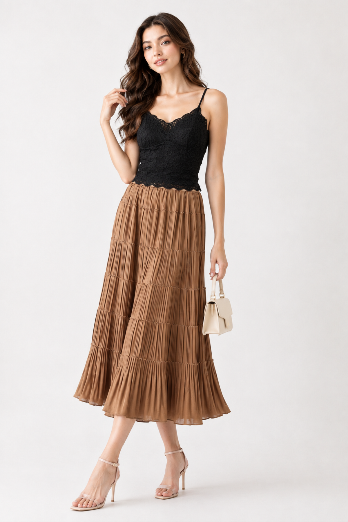Lace Bustier Camisole Top