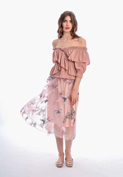 Somerset Bay - SAMANTHA Ruffle Blouse