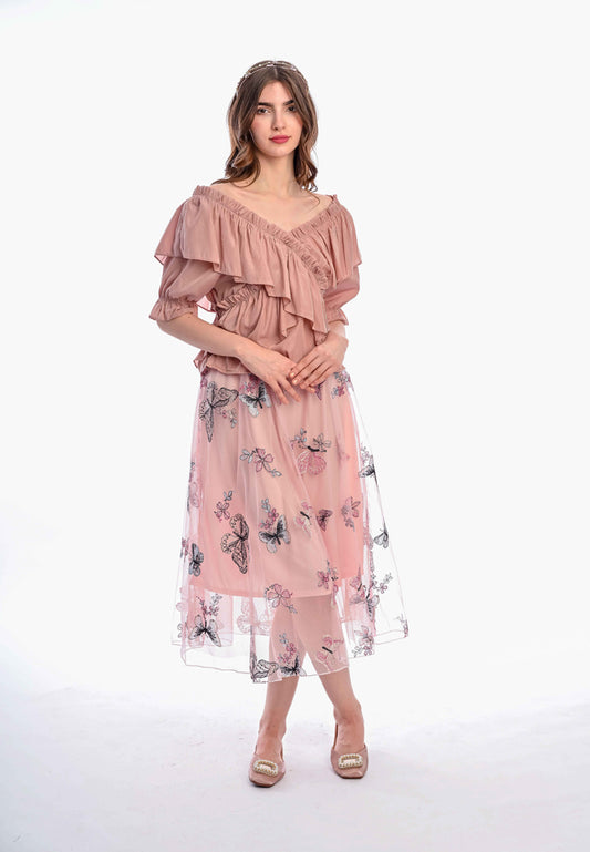 Somerset Bay - SAMANTHA Ruffle Blouse