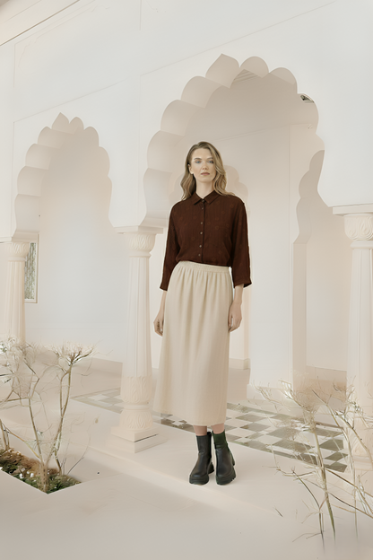 East India Company - Embroidered Long Sleeve Shirt Women