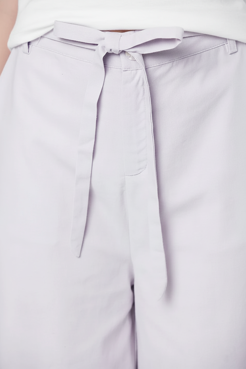 JANE -  Prewash Cotton Linen Palazzo Pant