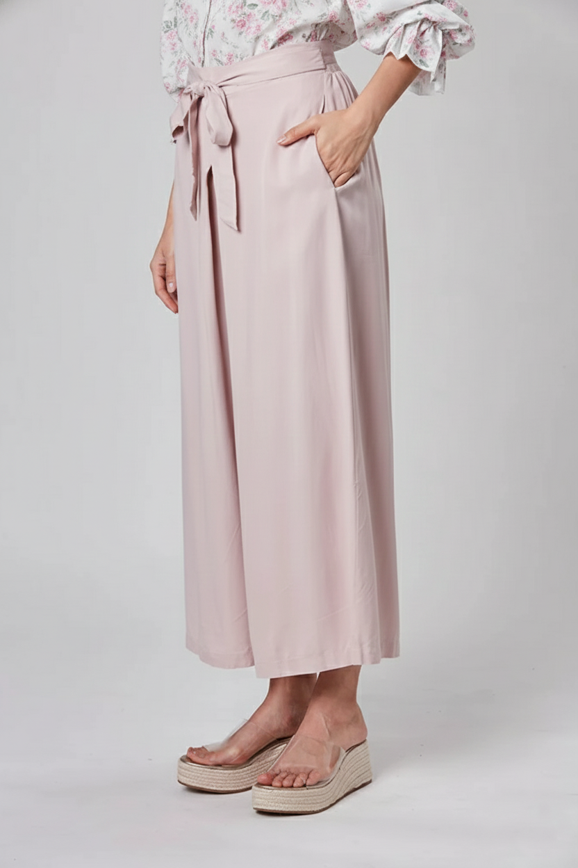 ARIANA - Pant Long Cotton Rayon with Sash