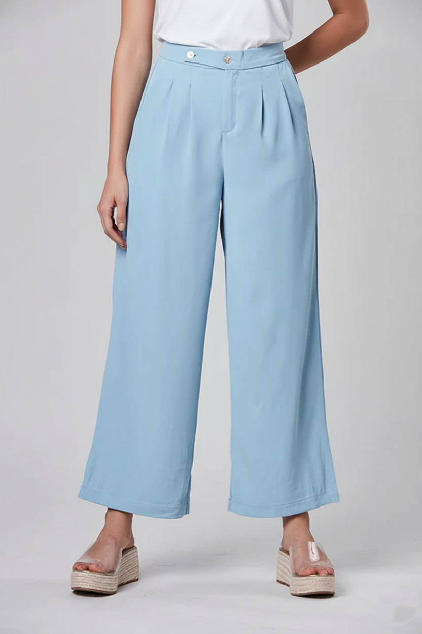 SARAH - Wide Leg Long Pant