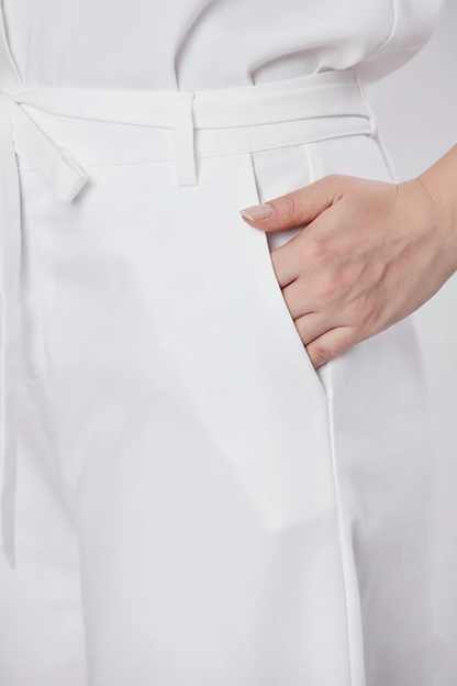 JANE -  Prewash Cotton Linen Palazzo Pant