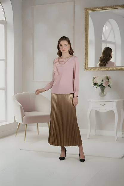 Somerset Bay Long Sleeve Blouse - Camille