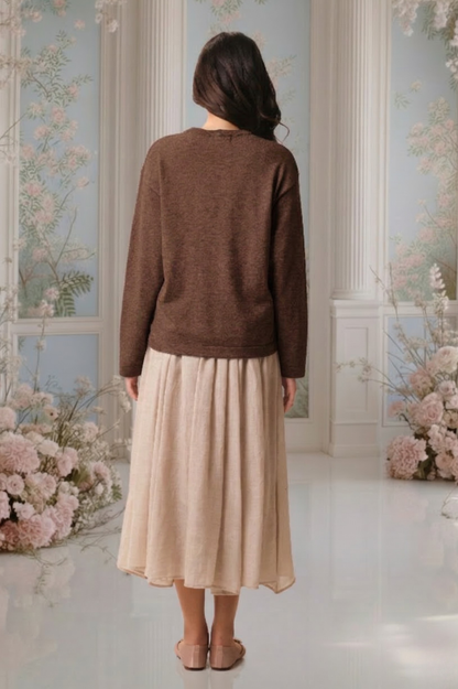 SOMERSET BAY - LS RN BLOUSE