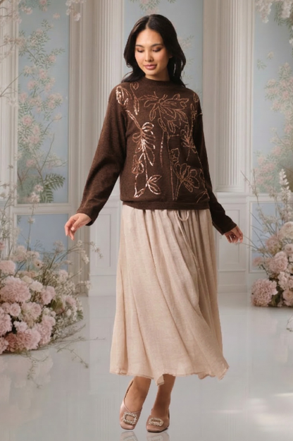 SOMERSET BAY - LS RN BLOUSE