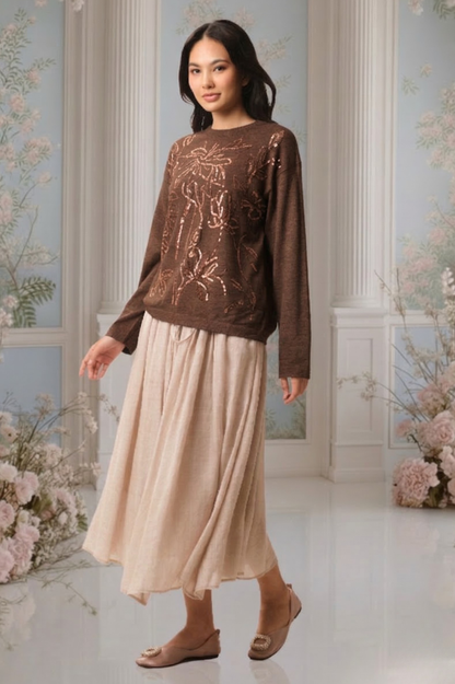 SOMERSET BAY - LS RN BLOUSE