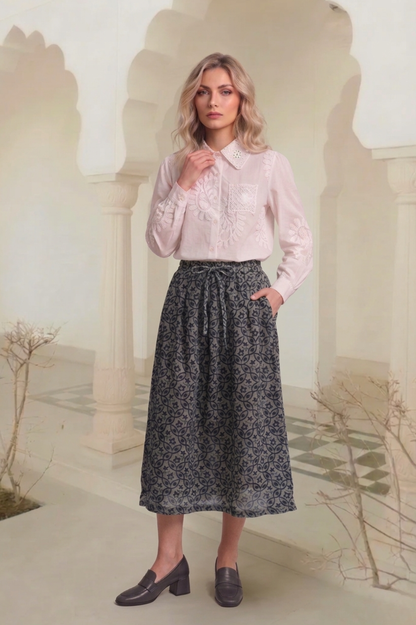 East India Company - Pull On Printed Long Skirt