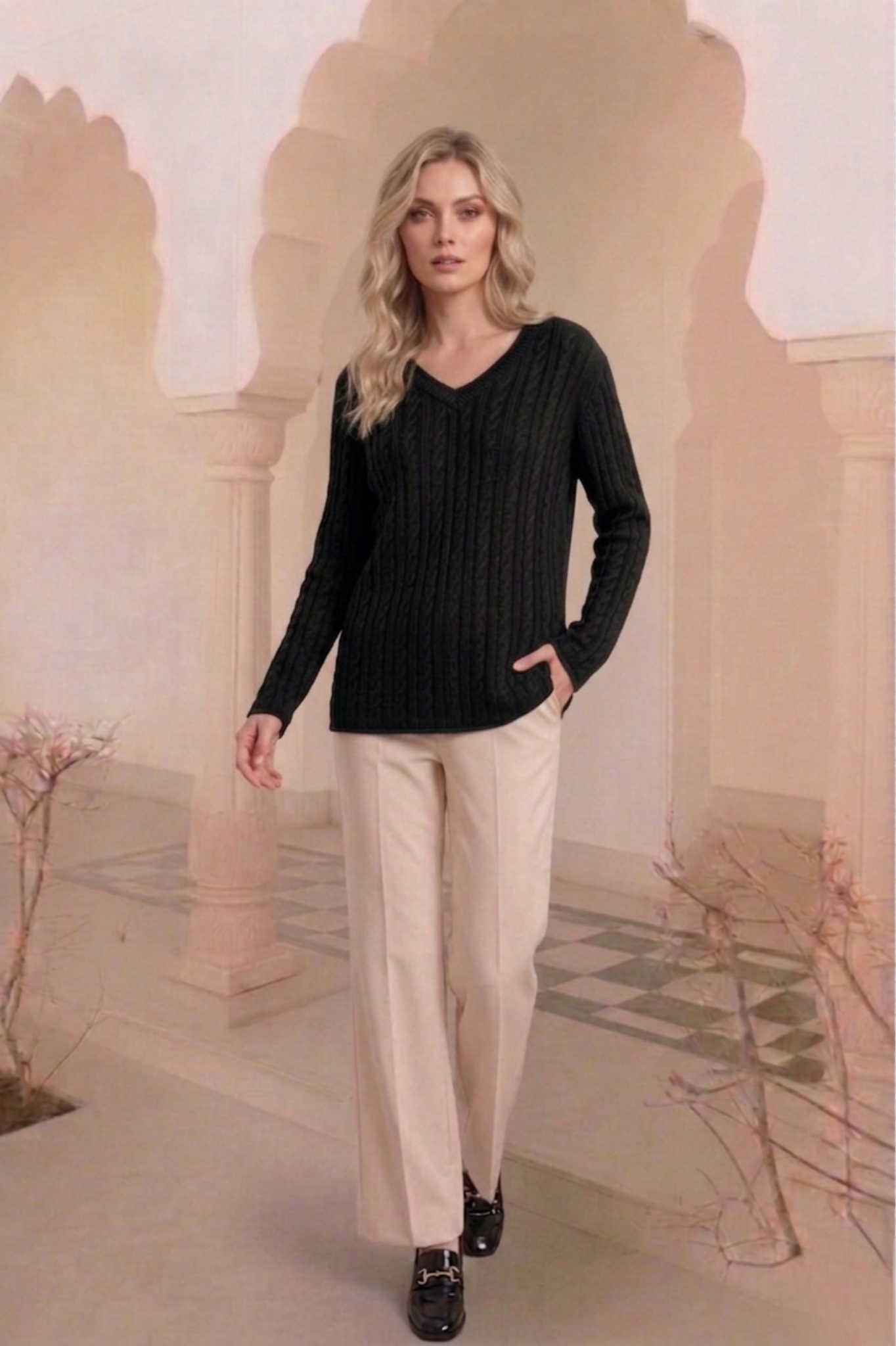 East India Company - Textured Knit Top