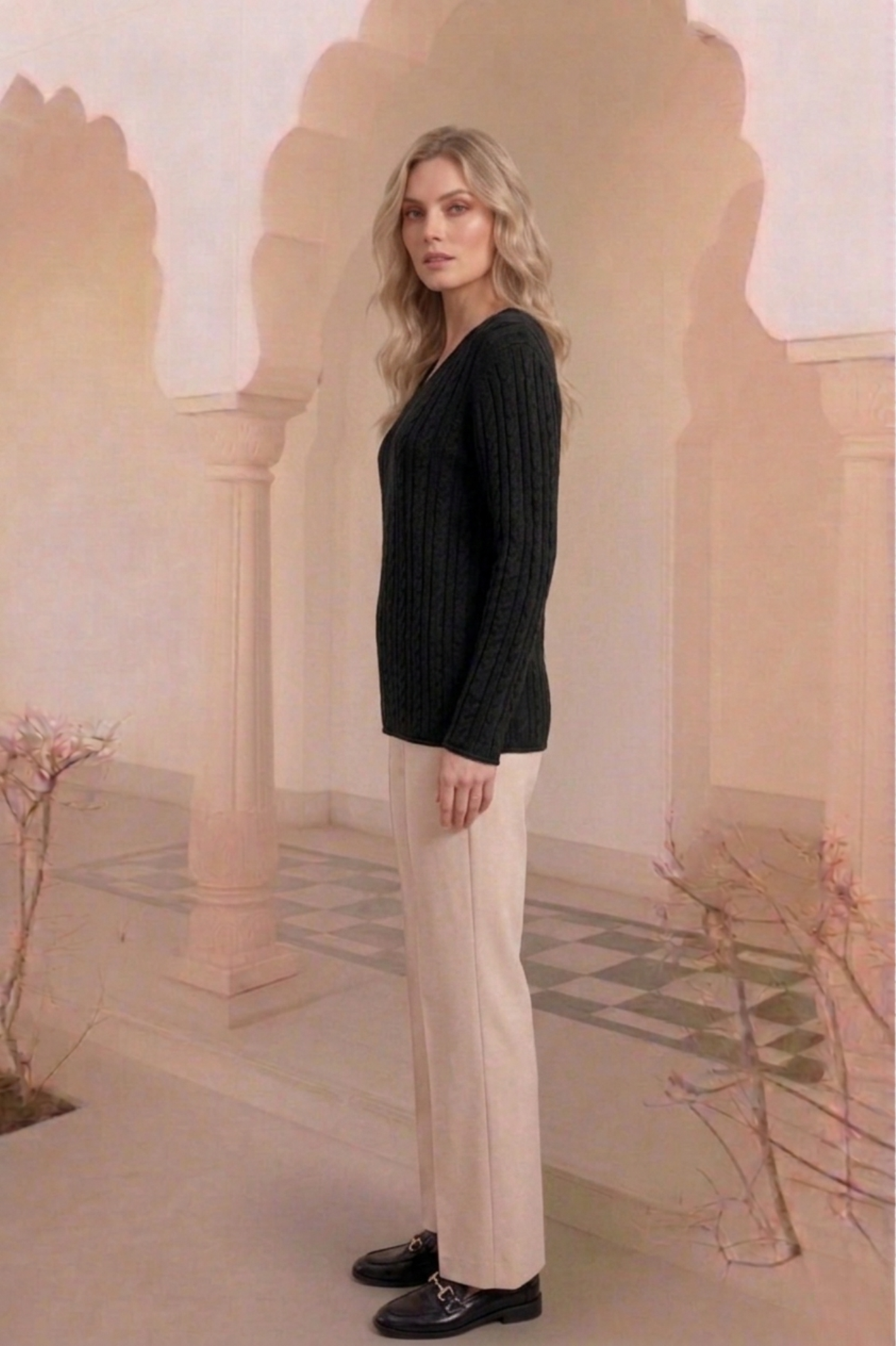 East India Company - Textured Knit Top