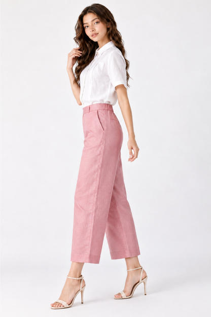 SOMERSET BAY - Wide-Leg Linen Culottes
