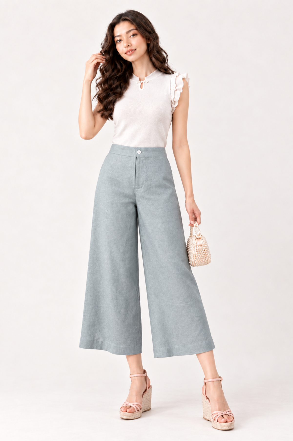 SOMERSET BAY - Wide-Leg Linen Culottes