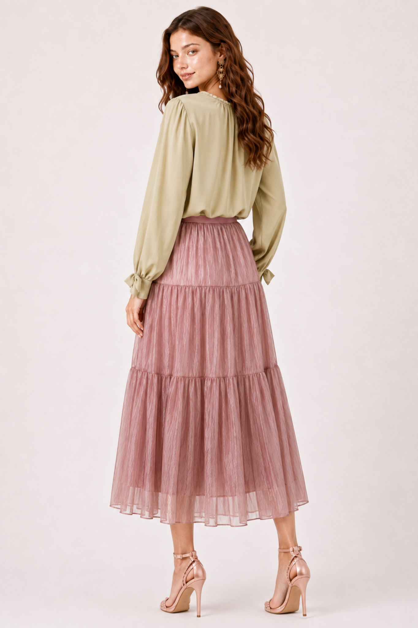 SOMERSET BAY - CRINKLE TISSUE MAXI SKIRT