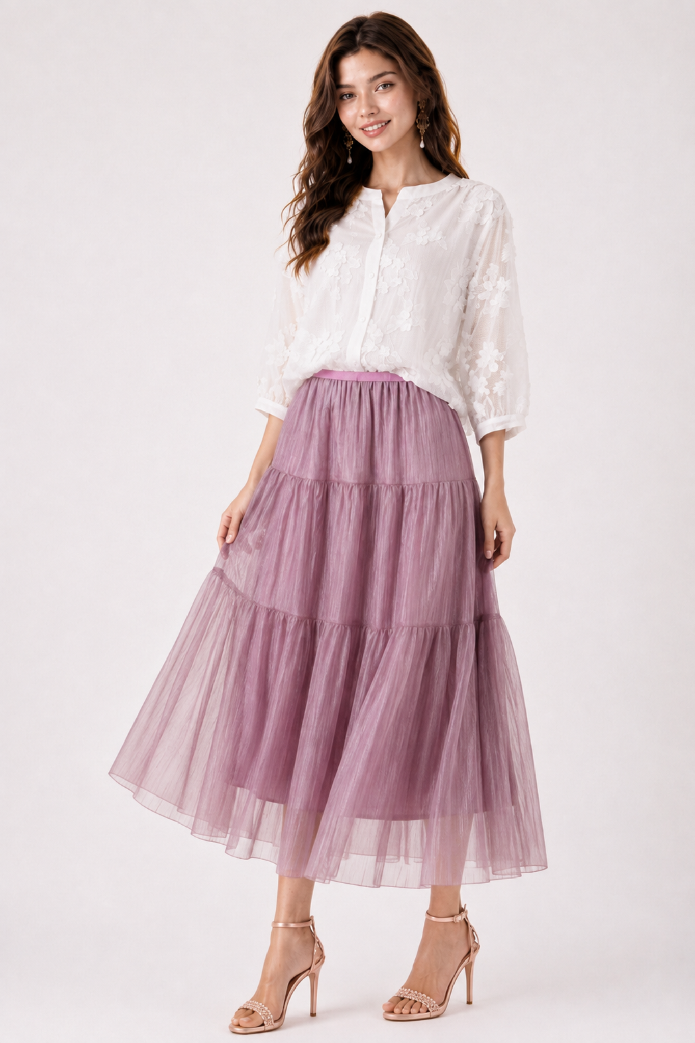 SOMERSET BAY - CRINKLE TISSUE MAXI SKIRT