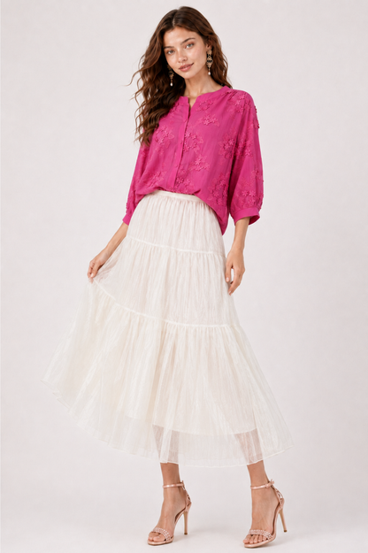 SOMERSET BAY - CRINKLE TISSUE MAXI SKIRT