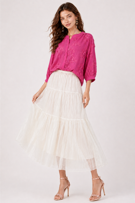 SOMERSET BAY - CRINKLE TISSUE MAXI SKIRT