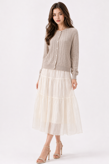 SOMERSET BAY - MACHINE KNIT CARDIGAN