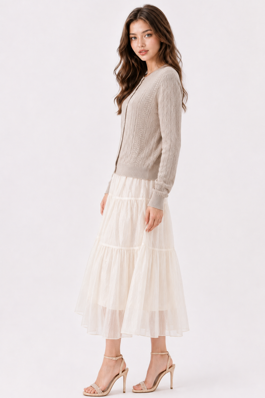 SOMERSET BAY - MACHINE KNIT CARDIGAN