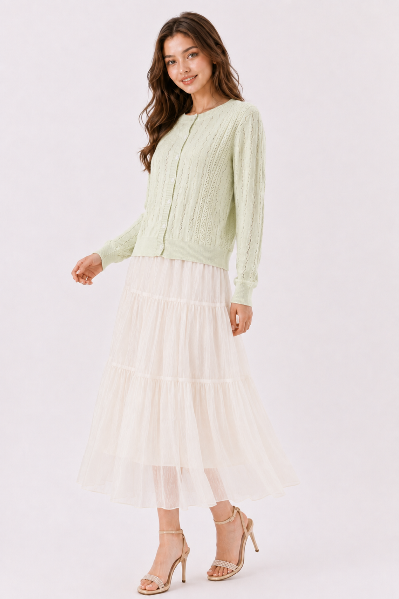 SOMERSET BAY - MACHINE KNIT CARDIGAN