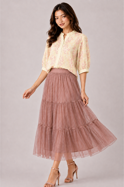 SOMERSET BAY - EMBROIDERED BLOUSE
