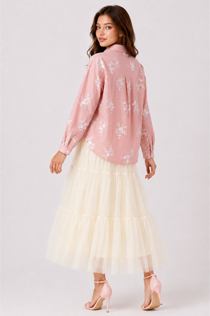 SOMERSET BAY - EMBROIDERED BLOUSE