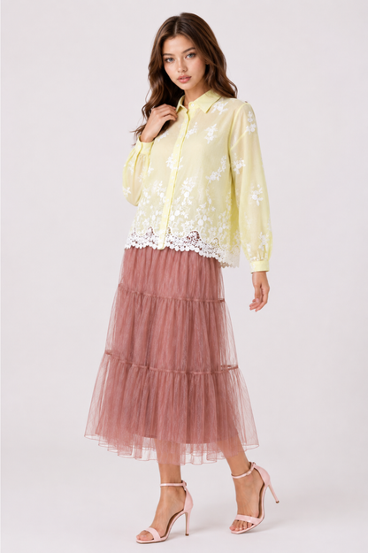 SOMERSET BAY - EMBROIDERED BLOUSE