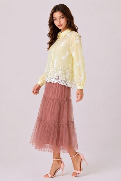 SOMERSET BAY - EMBROIDERED BLOUSE
