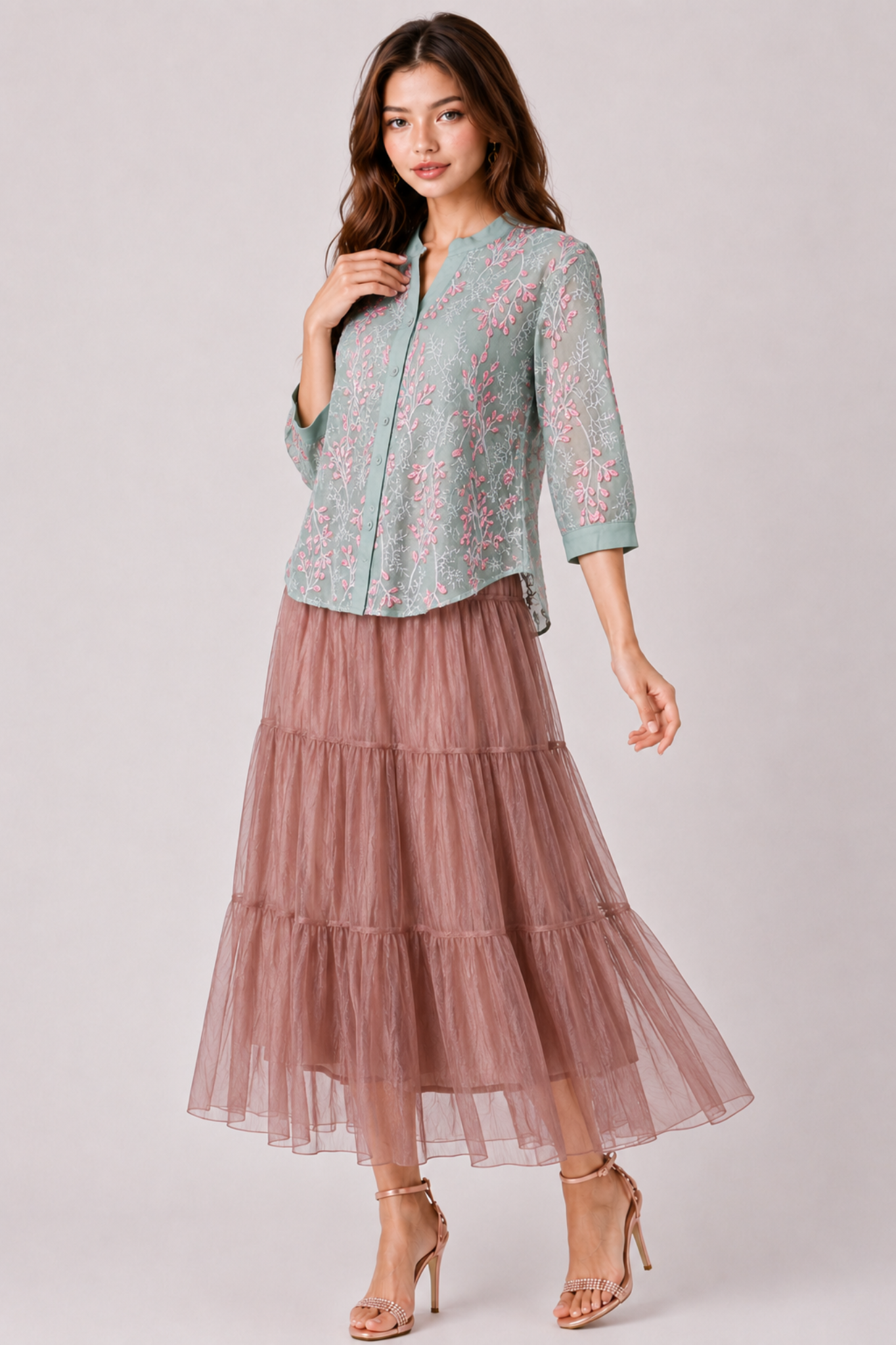 SOMERSET BAY - EMBROIDERED BLOUSE