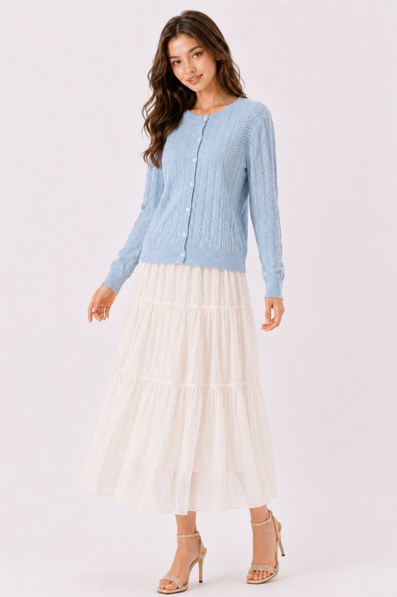 SOMERSET BAY - MACHINE KNIT CARDIGAN