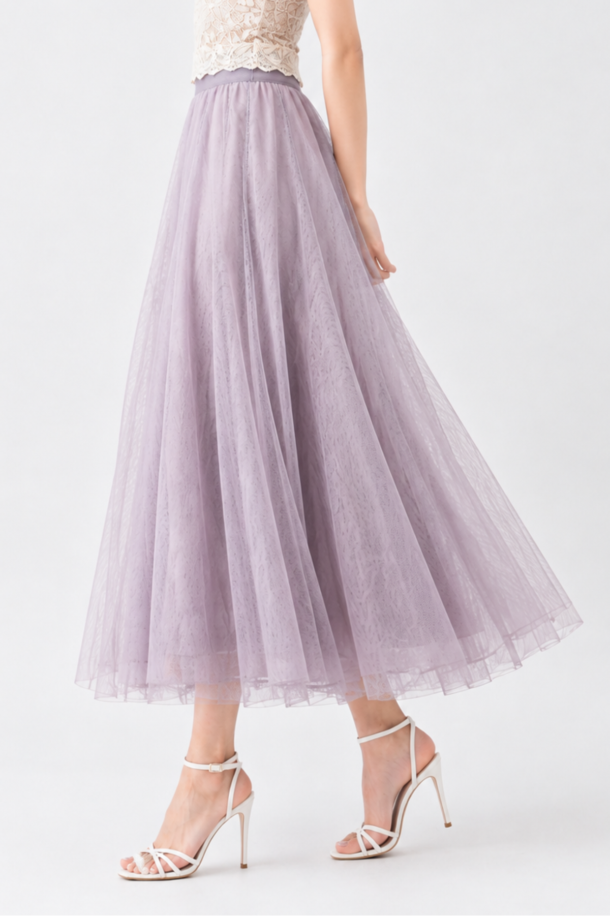 SOMERSET BAY - Tulle Midi Skirt