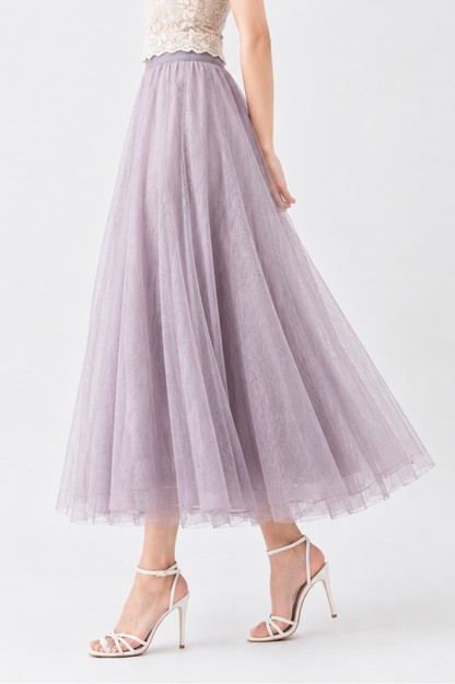 SOMERSET BAY - Tulle Midi Skirt