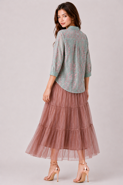 SOMERSET BAY - EMBROIDERED BLOUSE