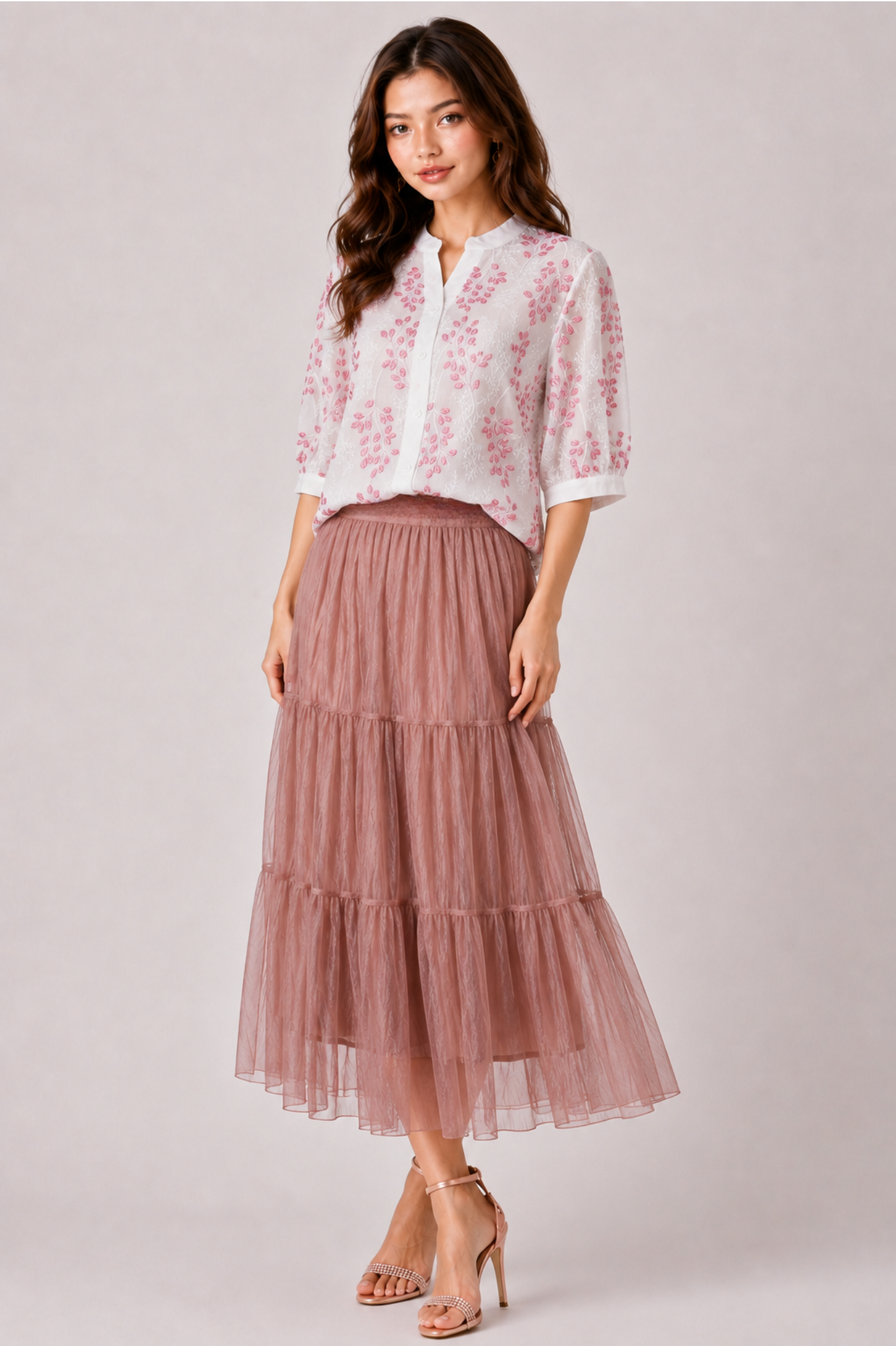 SOMERSET BAY - EMBROIDERED BLOUSE