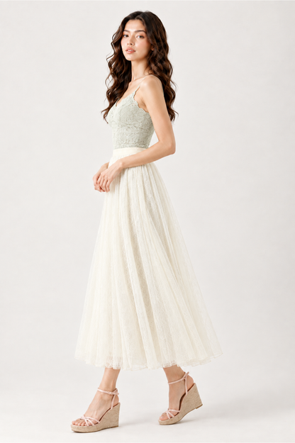 SOMERSET BAY - Tulle Midi Skirt