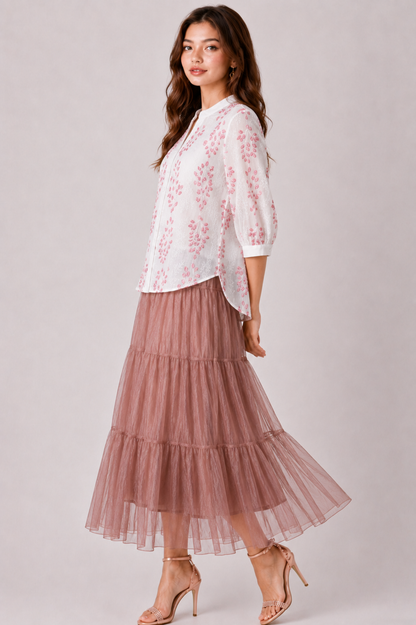 SOMERSET BAY - EMBROIDERED BLOUSE