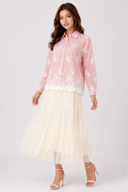 SOMERSET BAY - EMBROIDERED BLOUSE