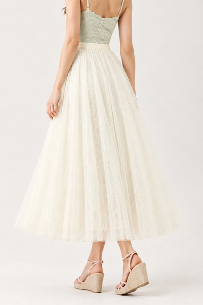 SOMERSET BAY - Tulle Midi Skirt