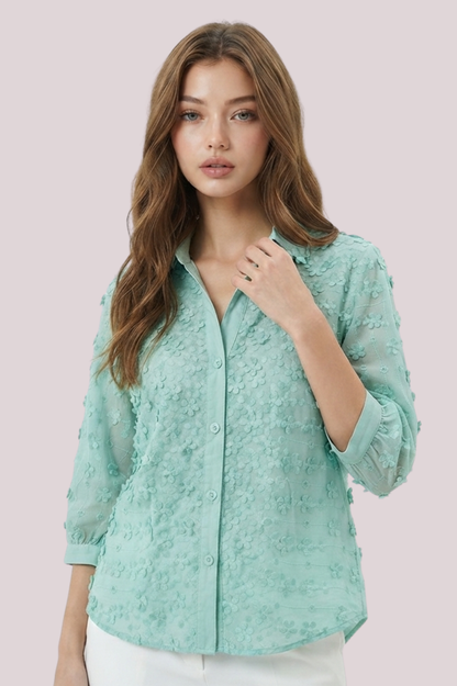 SOMERSET BAY - LACE BLOUSE