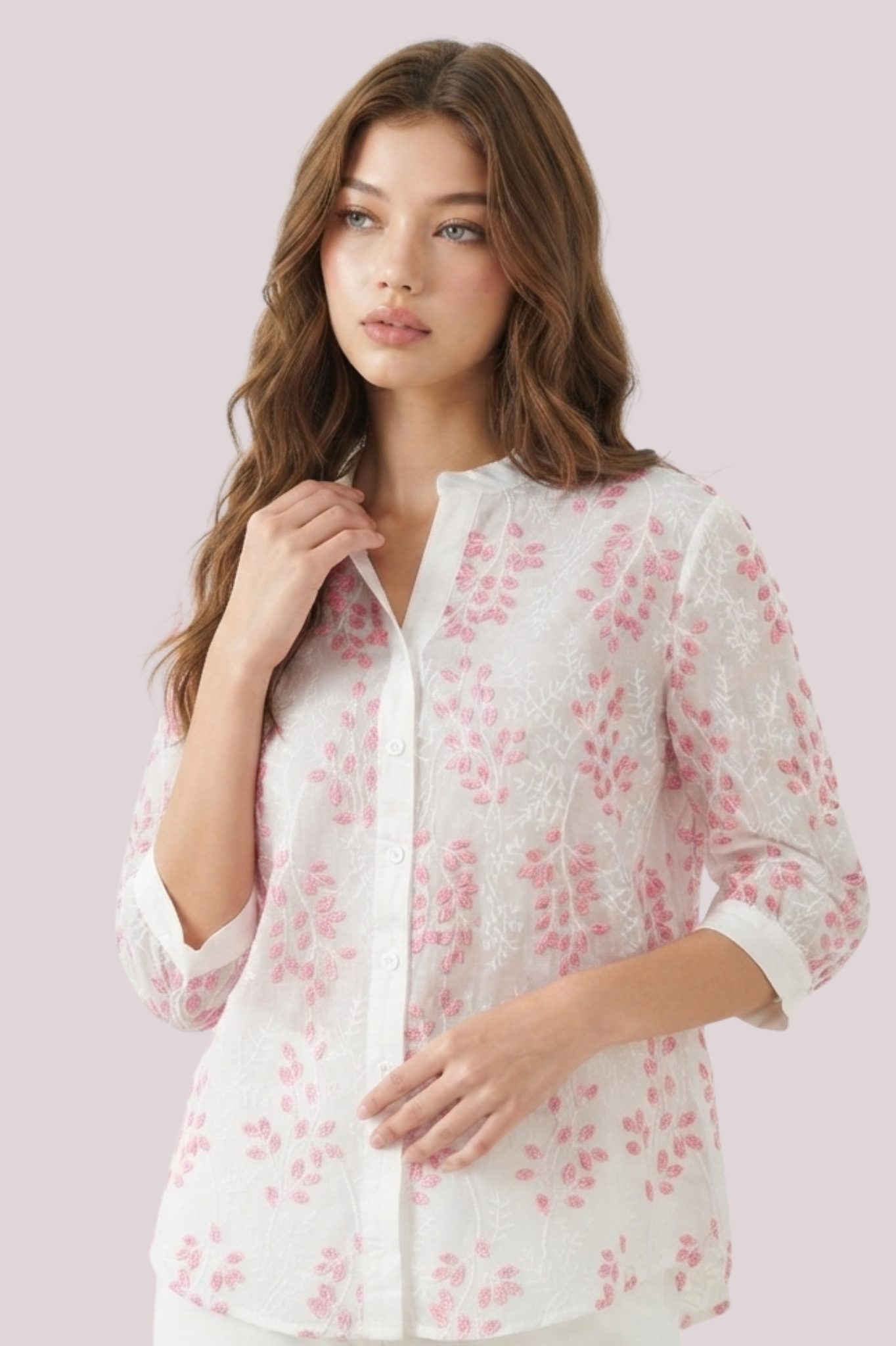 SOMERSET BAY - EMBROIDERED BLOUSE