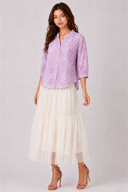 SOMERSET BAY - EMBROIDERED BLOUSE