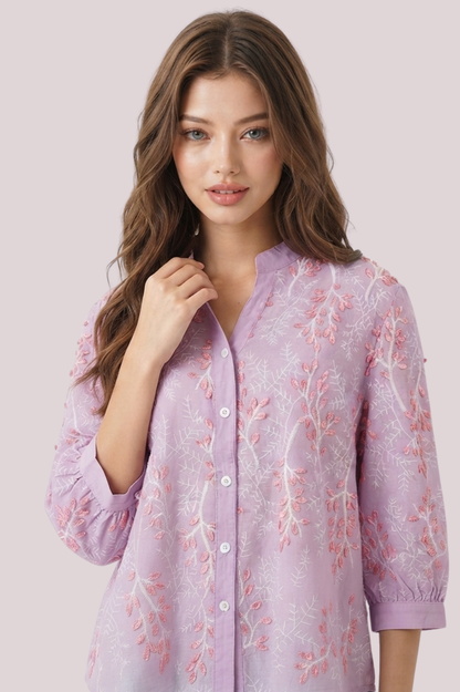 SOMERSET BAY - EMBROIDERED BLOUSE