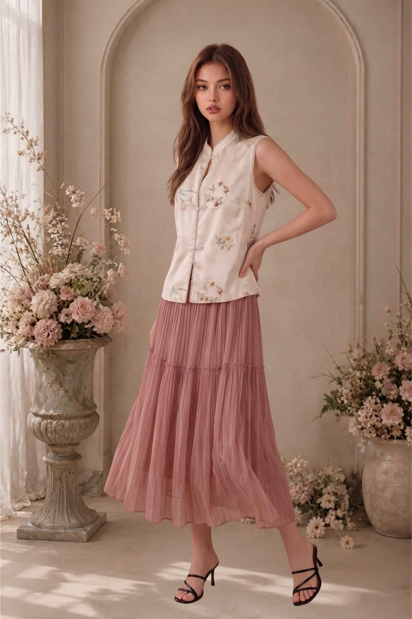 SOMERSET BAY - EMBROIDERED VEST