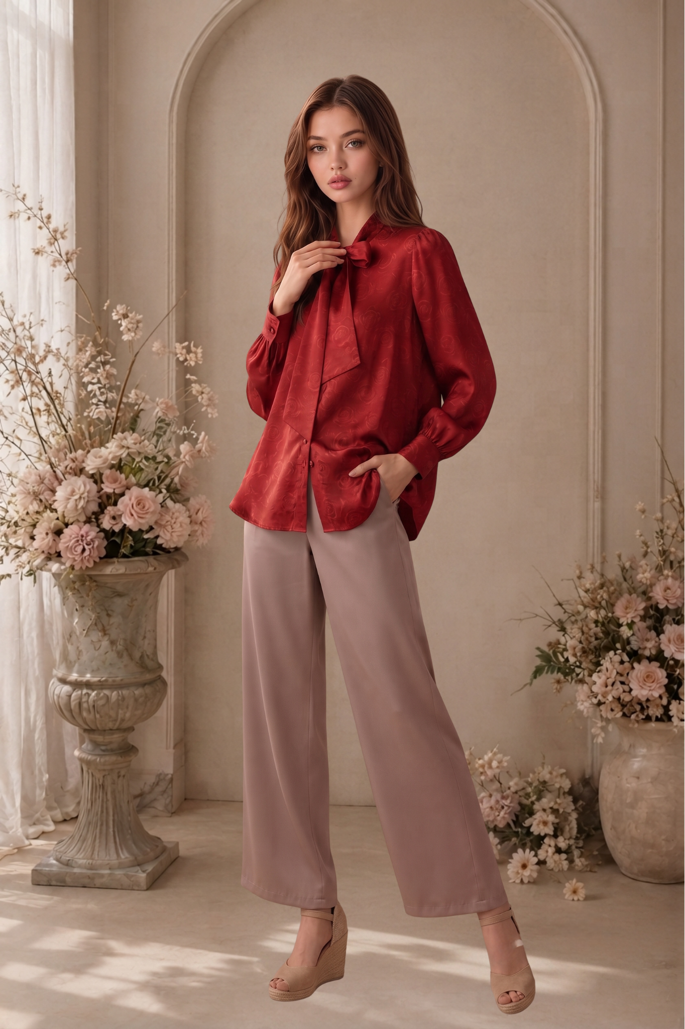 SOMERSET BAY - LONG SLEEVE BLOUSE
